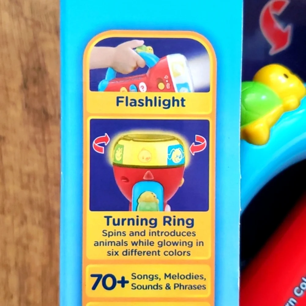 VTech Kids NIB Spin and Learn Color Flashlight for‎ 12-36M